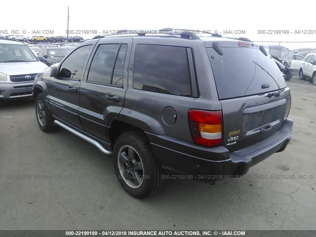 1J4GW48J14C239928 - 2004 JEEP GRAND CHEROKEE LAREDO/COLUMBIA/FREEDOM GRAY photo 3