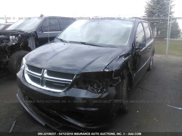 2D4RN4DG1BR729935 - 2011 DODGE GRAND CARAVAN EXPRESS BLACK photo 2