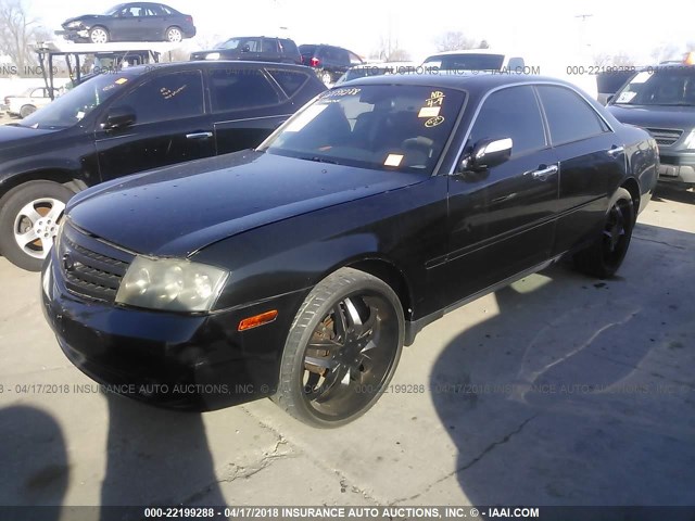 JNKAY41E23M006263 - 2003 INFINITI M45 Черный фото 2