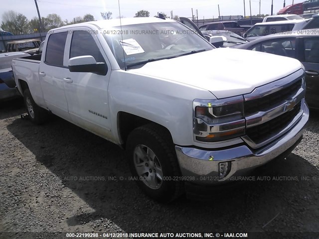 3GCUKREC3GG257386 - 2016 CHEVROLET SILVERADO K1500 LT WHITE photo 1