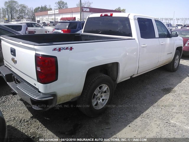 3GCUKREC3GG257386 - 2016 CHEVROLET SILVERADO K1500 LT WHITE photo 4