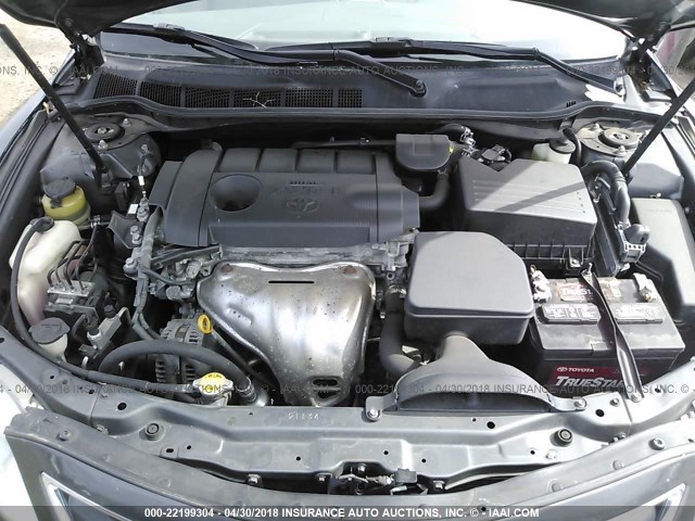 4T1BF3EKXBU737667 - 2011 TOYOTA CAMRY SE/LE/XLE Серый фото 10