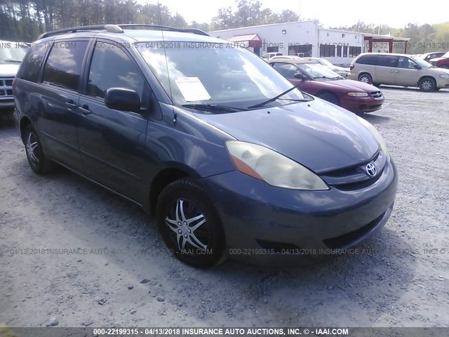 5TDZA23C46S551513 - 2006 TOYOTA SIENNA CE/LE BLUE photo 1