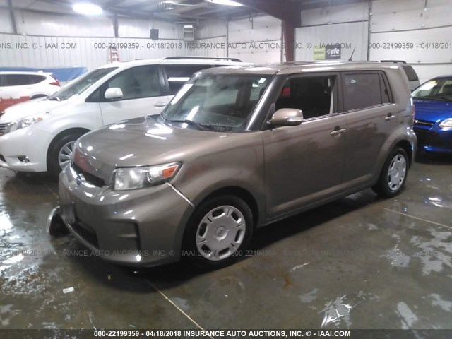 JTLZE4FEXB1123549 - 2011 TOYOTA SCION XB GRAY photo 2