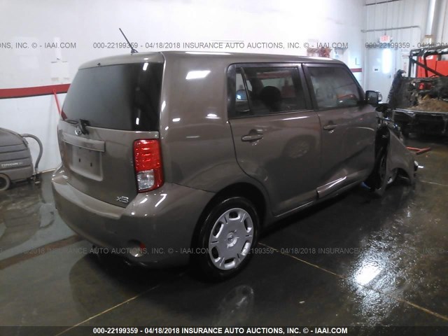 JTLZE4FEXB1123549 - 2011 TOYOTA SCION XB GRAY photo 4
