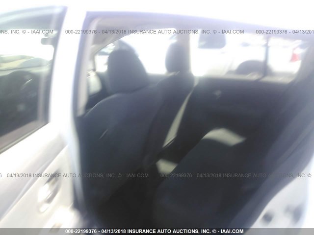 3N1BC13E67L371810 - 2007 NISSAN VERSA S/SL WHITE photo 8