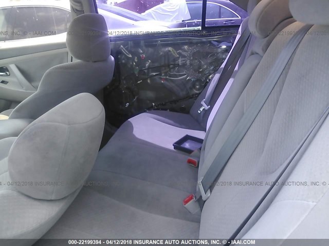 4T4BE46K58R033723 - 2008 TOYOTA CAMRY CE/LE/XLE/SE GRAY photo 8