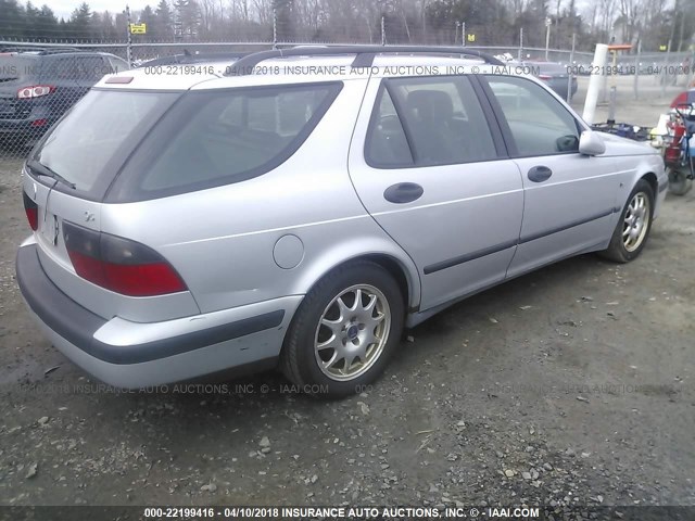 YS3ED58E313045157 - 2001 SAAB 9-5 SILVER photo 4