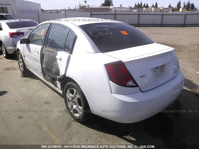 1G8AK54F43Z173654 - 2003 SATURN ION LEVEL 3 WHITE photo 3