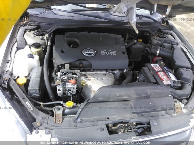 1N4AL11D73C138243 - 2003 NISSAN ALTIMA S/SL SILVER photo 10