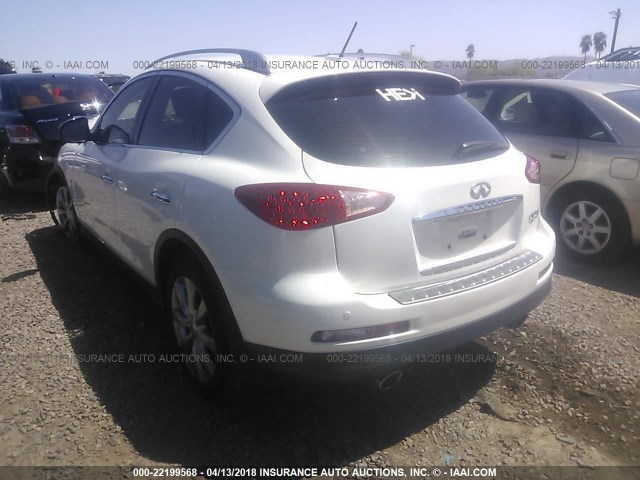 JN1BJ0HPXEM210504 - 2014 INFINITI QX50 WHITE photo 3