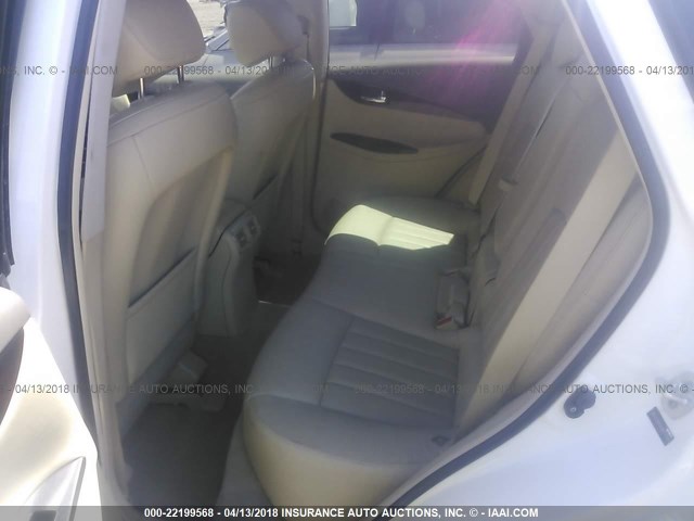 JN1BJ0HPXEM210504 - 2014 INFINITI QX50 WHITE photo 8