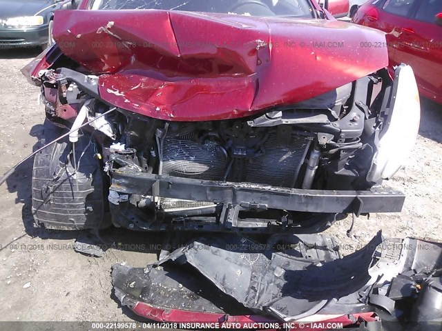 JN8AS5MT5DW004813 - 2013 NISSAN ROGUE S/SV RED photo 6