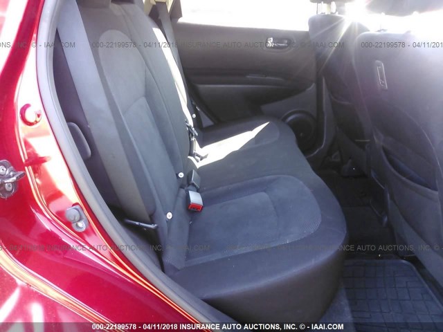 JN8AS5MT5DW004813 - 2013 NISSAN ROGUE S/SV RED photo 8