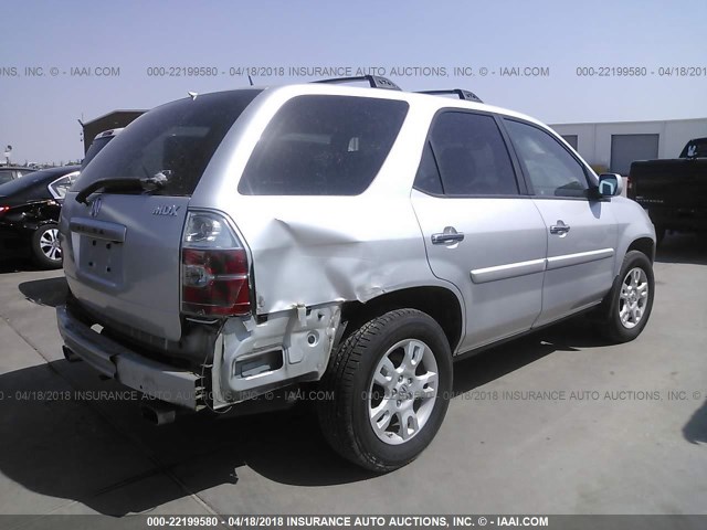 2HNYD18895H527829 - 2005 ACURA MDX TOURING SILVER photo 4