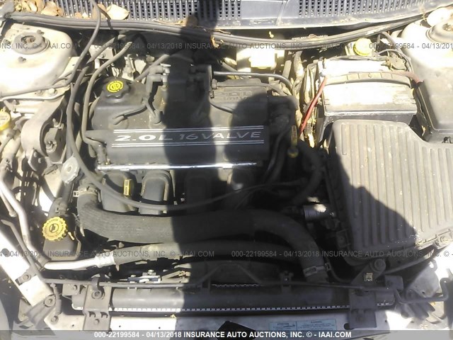 1B3ES46C71D111696 - 2001 DODGE NEON SE/ES SILVER photo 10