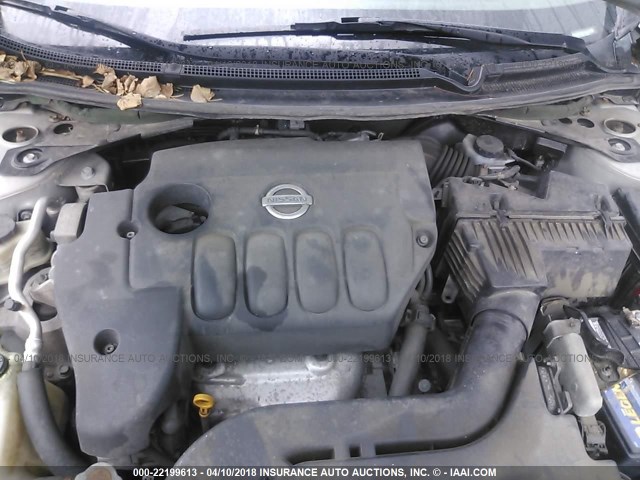 1N4AL21E98C165501 - 2008 NISSAN ALTIMA 2.5/2.5S SILVER photo 10