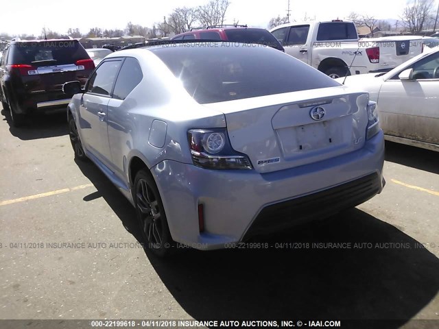 JTKJF5C75E3071878 - 2014 TOYOTA SCION TC 银色 照片 3