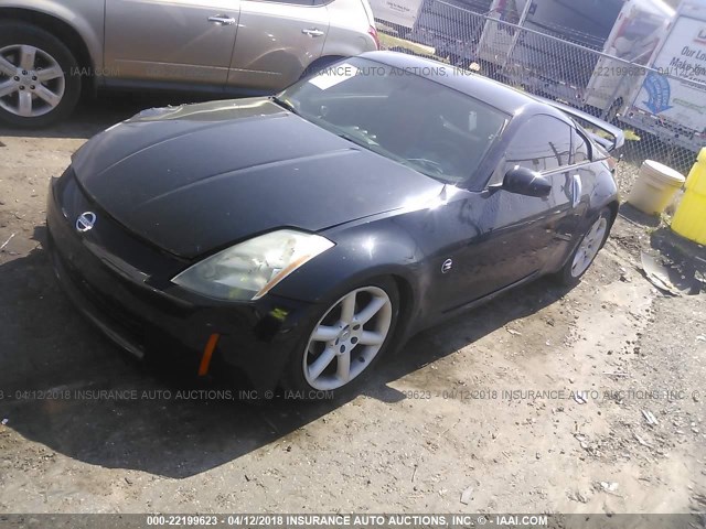 JN1AZ34D63T119508 - 2003 NISSAN 350Z COUPE BLACK photo 2