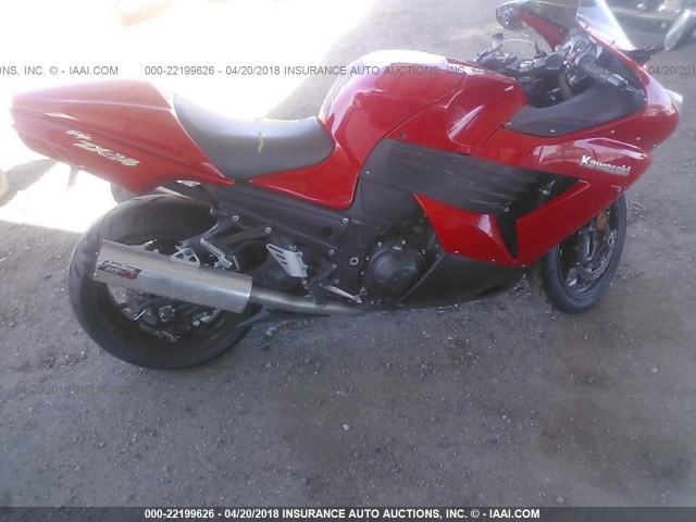 JKBZXNA176A007222 - 2006 KAWASAKI ZX1400 A RED photo 8