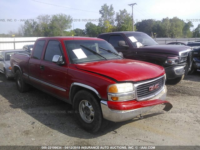 2GTEC19V011256730 - 2001 GMC NEW SIERRA C1500 RED photo 1