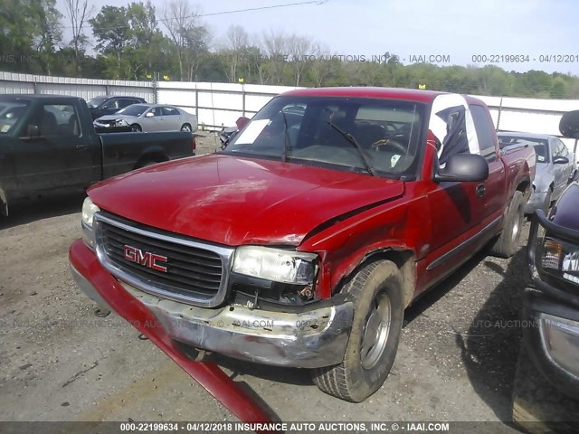 2GTEC19V011256730 - 2001 GMC NEW SIERRA C1500 RED photo 2