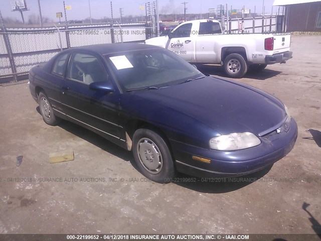 2G1WW12M8X9151854 - 1999 CHEVROLET MONTE CARLO LS ლურჯი ფოტო 1