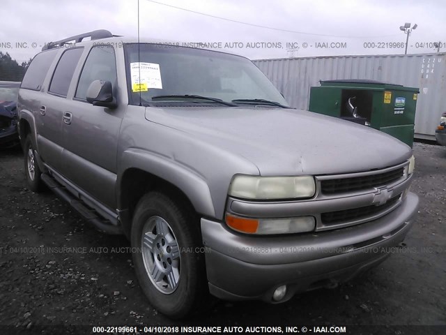 3GNFK16T01G277814 - 2001 CHEVROLET SUBURBAN K1500 TAN photo 1