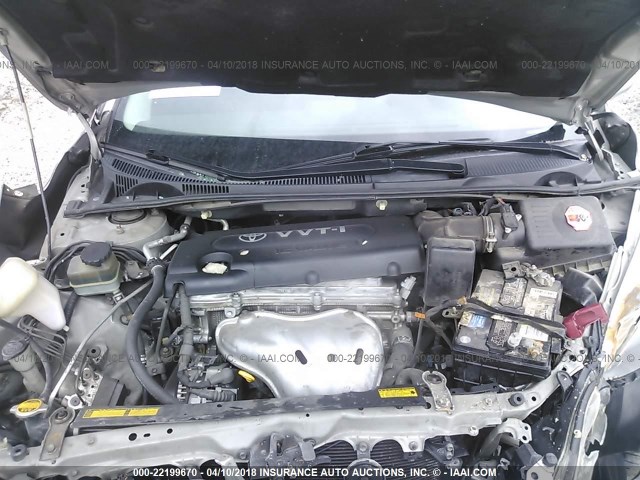 JTKDE167880230578 - 2008 TOYOTA SCION TC SILVER photo 10