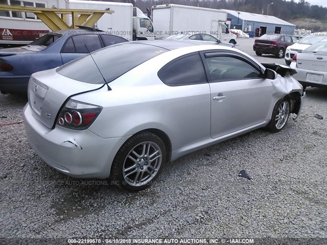 JTKDE167880230578 - 2008 TOYOTA SCION TC 银色 照片 4