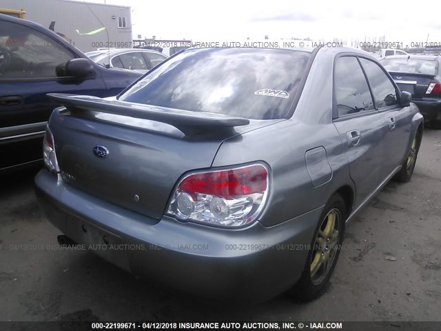 JF1GD61647G521299 - 2007 SUBARU IMPREZA 2.5I SILVER photo 4