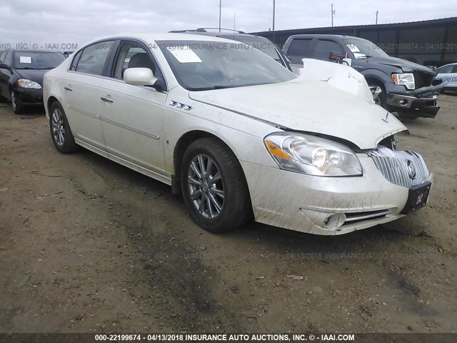 1G4HJ5EMXBU133249 - 2011 BUICK LUCERNE CXL WHITE photo 1