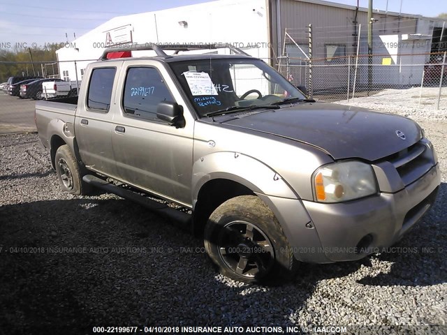 1N6ED27T33C449338 - 2003 NISSAN FRONTIER CREW CAB XE/CREW CAB SE Pewter photo 1