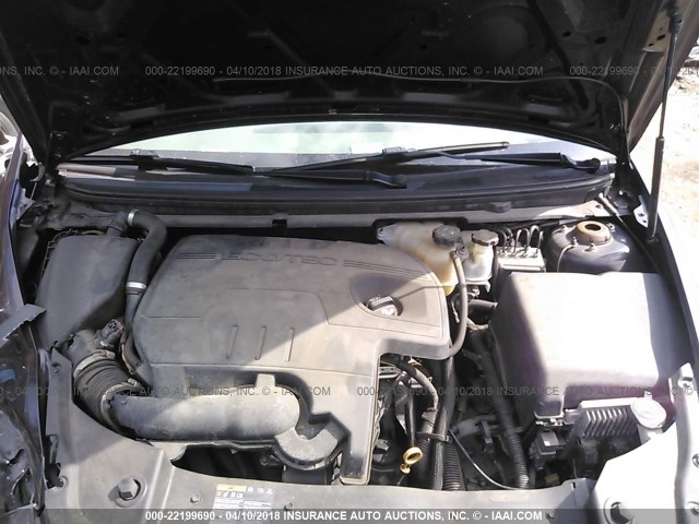 1G1ZB5E10BF173672 - 2011 CHEVROLET MALIBU LS 灰色 照片 10