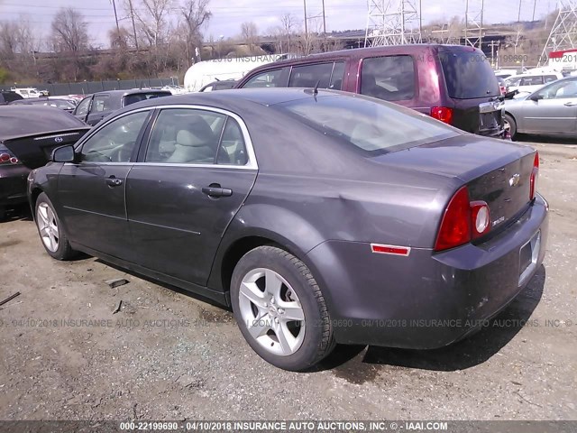 1G1ZB5E10BF173672 - 2011 CHEVROLET MALIBU LS 灰色 照片 3