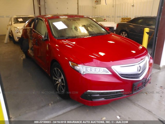 19UUB1F50HA008966 - 2017 ACURA TLX TECH RED photo 1