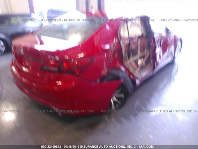 19UUB1F50HA008966 - 2017 ACURA TLX TECH RED photo 4