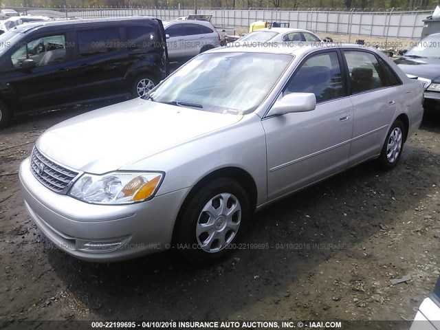 4T1BF28B23U296768 - 2003 TOYOTA AVALON XL/XLS SILVER photo 2