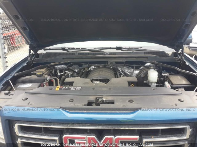 3GTP1MEC0HG273338 - 2017 GMC SIERRA C1500 SLE BLUE photo 10