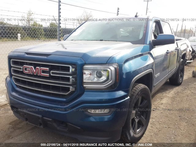 3GTP1MEC0HG273338 - 2017 GMC SIERRA C1500 SLE BLUE photo 2