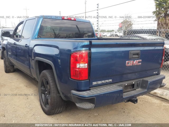 3GTP1MEC0HG273338 - 2017 GMC SIERRA C1500 SLE BLUE photo 3