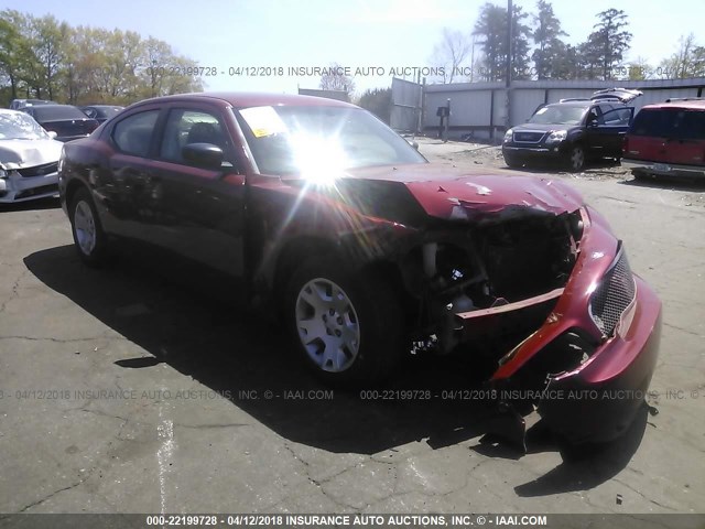 2B3KA43D69H518748 - 2009 DODGE CHARGER RED photo 1