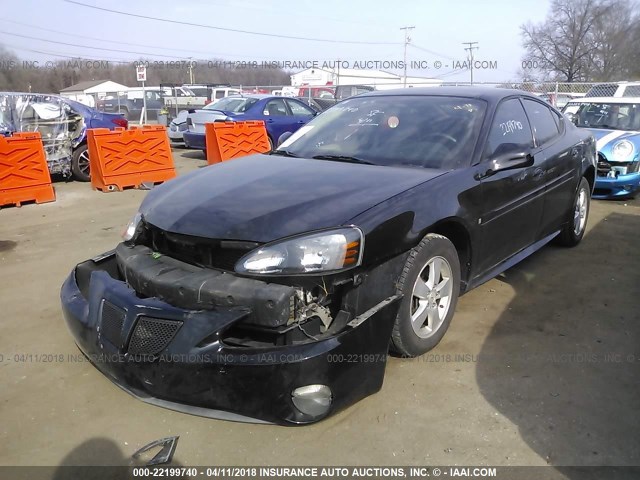 2G2WP552271116929 - 2007 PONTIAC GRAND PRIX BLACK photo 2