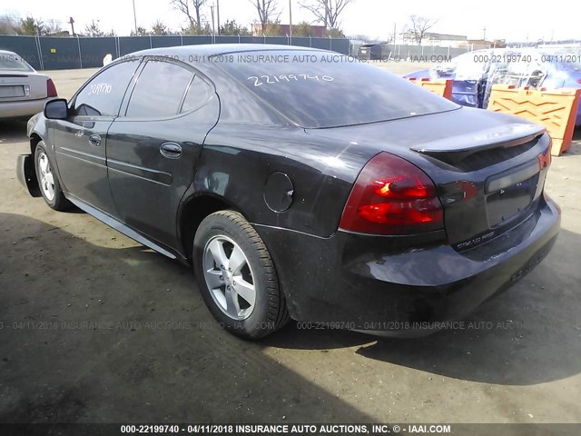2G2WP552271116929 - 2007 PONTIAC GRAND PRIX BLACK photo 3