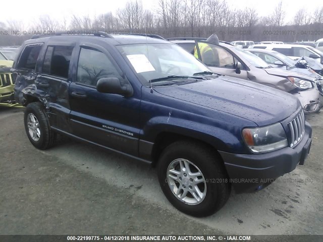 1J4GW48S54C427540 - 2004 JEEP GRAND CHEROKEE LAREDO/COLUMBIA/FREEDOM 蓝色 照片 1