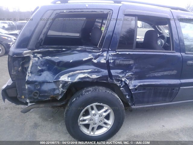 1J4GW48S54C427540 - 2004 JEEP GRAND CHEROKEE LAREDO/COLUMBIA/FREEDOM 蓝色 照片 6