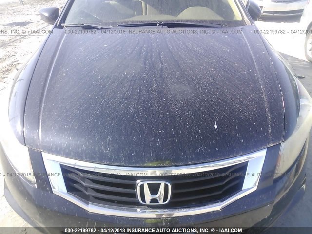 JHMCP26498C026460 - 2008 HONDA ACCORD LXP BLACK photo 10