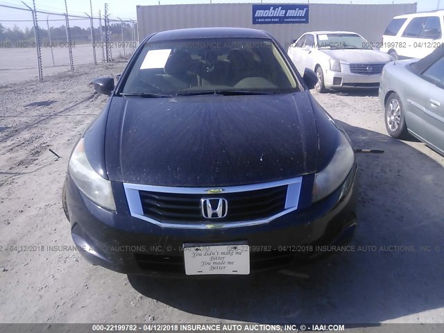 JHMCP26498C026460 - 2008 HONDA ACCORD LXP BLACK photo 6