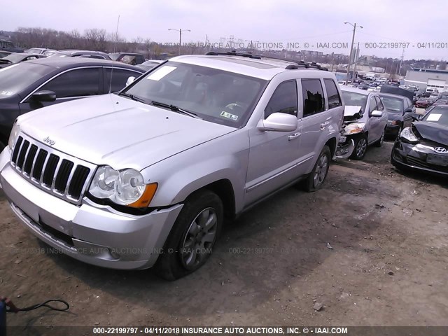 1J8HR58278C101065 - 2008 JEEP GRAND CHEROKEE LIMITED SILVER photo 6