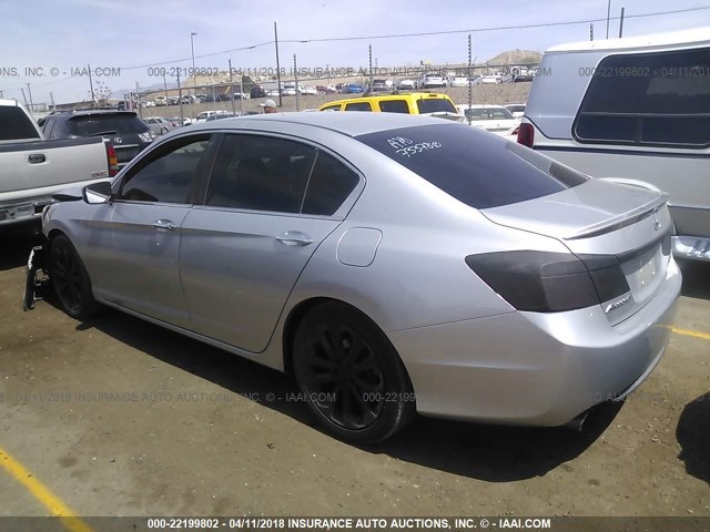 1HGCR2F52DA038056 - 2013 HONDA ACCORD SPORT 银色 照片 3